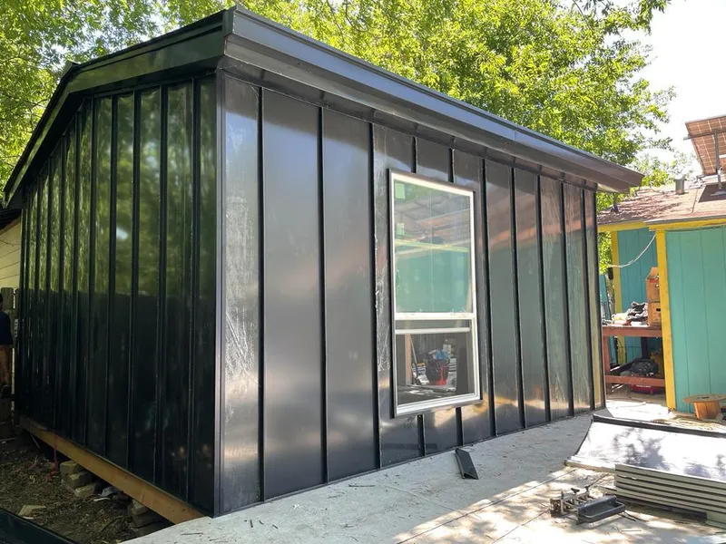 Black standing seam metal wall panels for Roof Inspection in Mamakating